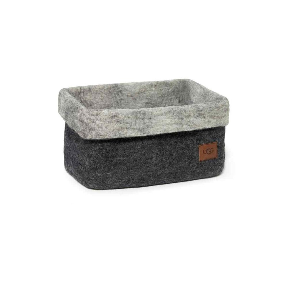 NWOT Ugg Australia Jade Cove Sheep Wool Basket Dog Bed Grey Gray